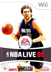 NBA Live 08 PAL Wii box art